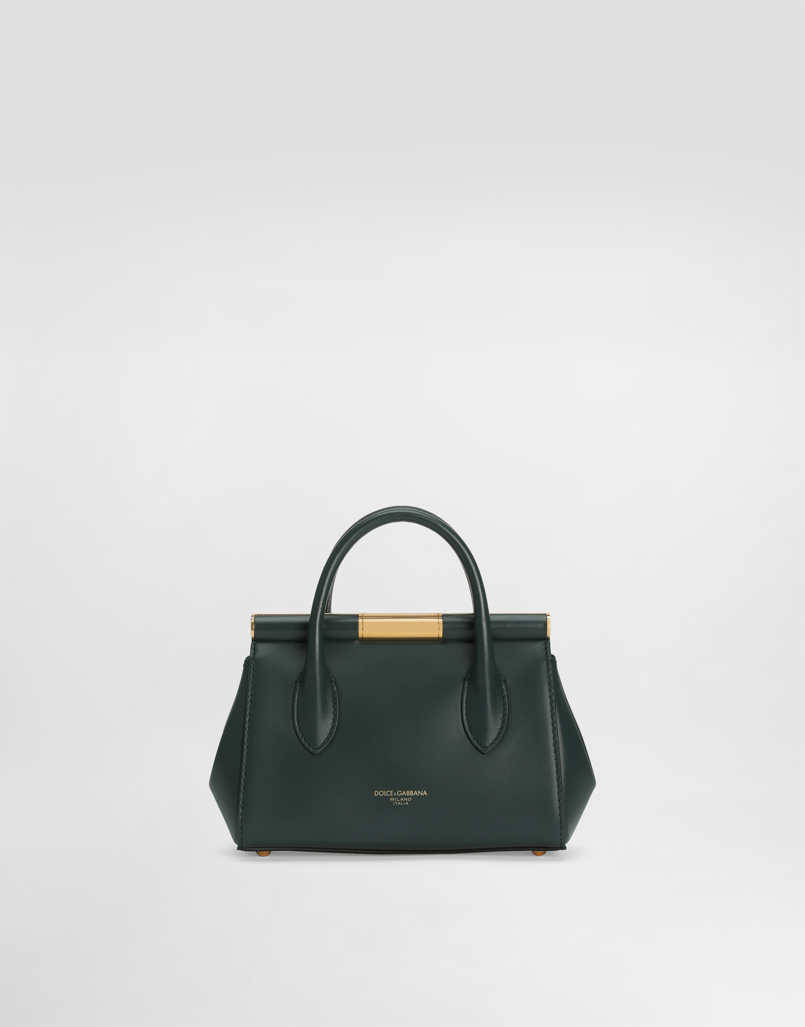 Мини-сумка Marlene day из телячьей кожи palmellato DOLCE & GABBANA, зеленый — фото 4