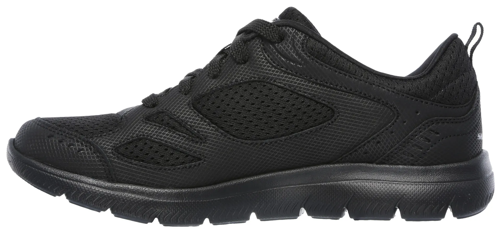 Кроссовки Skechers "SUMMITS-SUITED", мягкая стелька, повседневная обувь, полуботинки, туфли на шнуровке, черный — фото 4