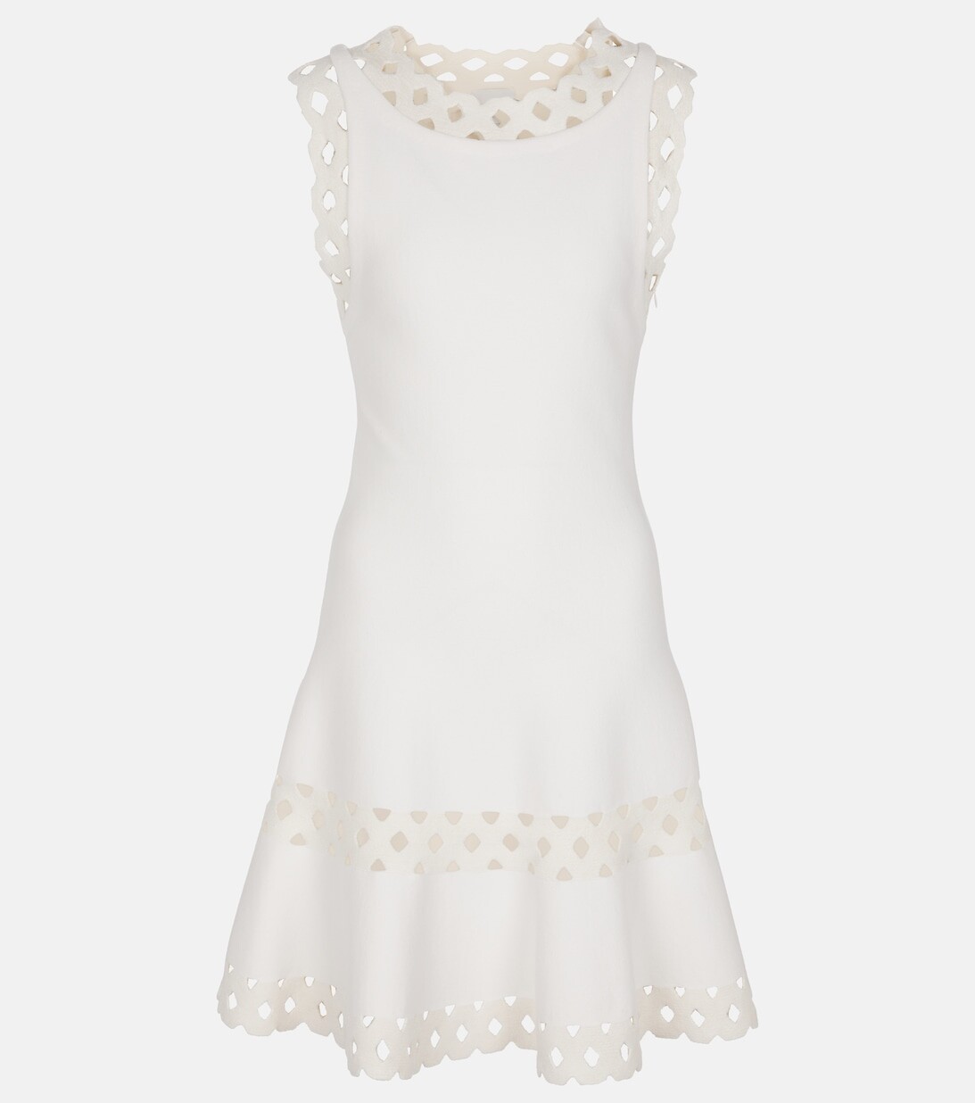 

Мини-платье Vienne из смесовой шерсти ALAÏA, белый