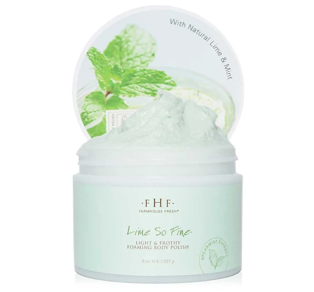 Пенящийся скраб для тела FarmHouse Fresh Lime So Fine 226.80 г (1 шт.), olive