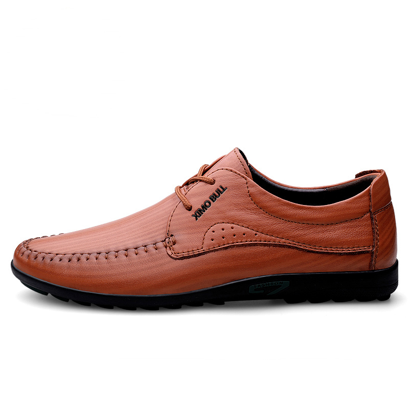 

XIMO BULL Мужские повседневные туфли мужские низкие черные/темно-коричневые/красно-коричневые - темно-коричневые, цвет Dark Brown