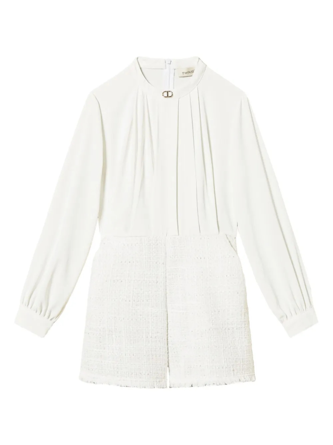 

Комбинезон с логотипом TWINSET Kids, белый