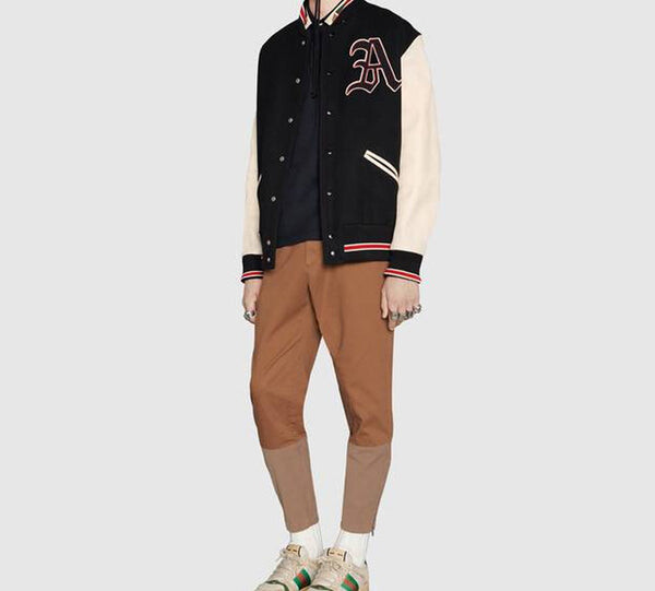 Футболка stripe short sleeve polo shirts 'navy blue' Gucci, синий — фото 3