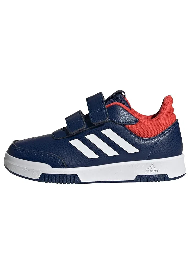 Детские кроссовки для мальчиков с принтом Tensaur Hook and Loop Adidas, Dark Blue Ftwr White Bright Red