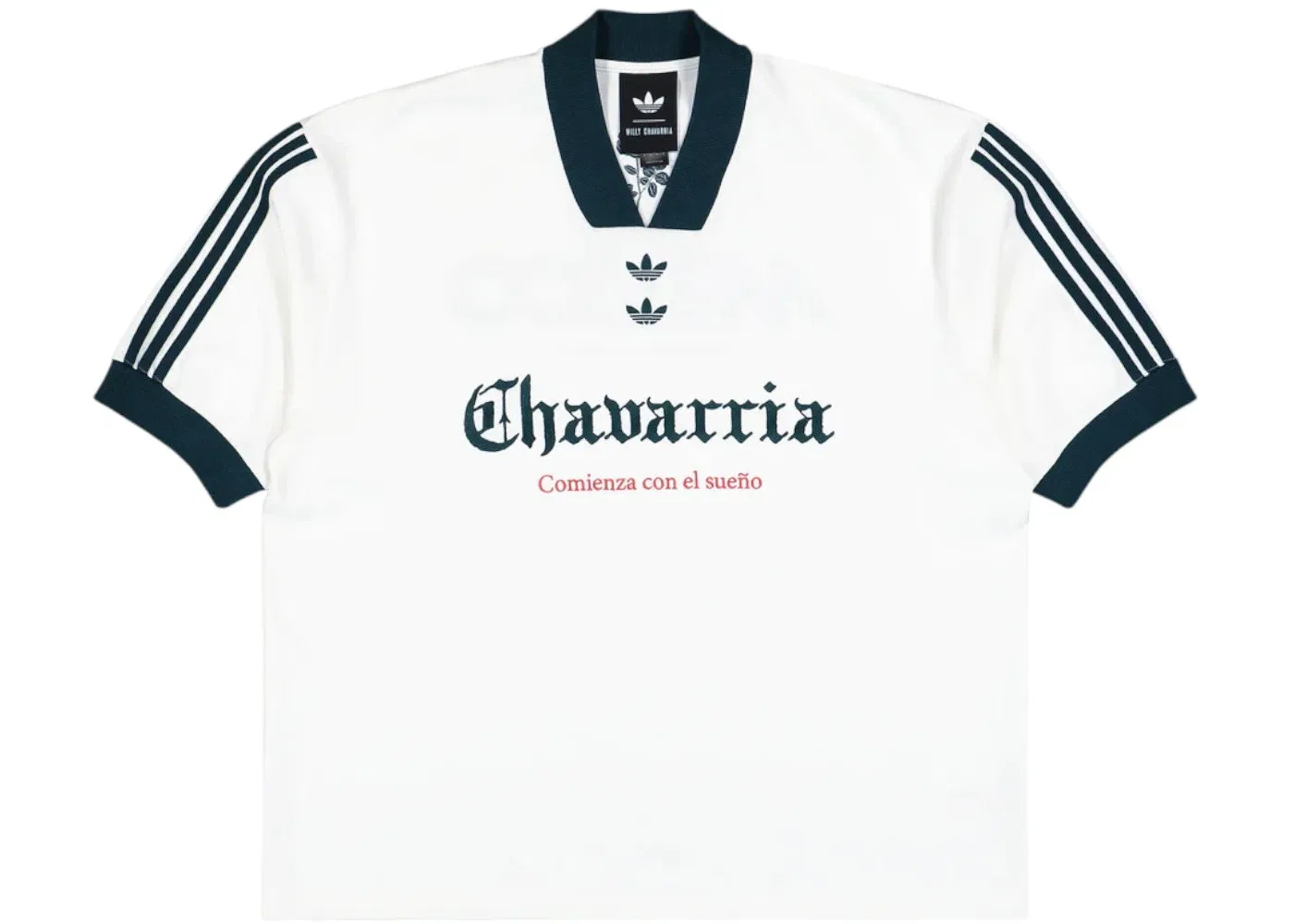 Мужская футболка с принтом Willy Chavarria WC Soccer Graphic Tee Adidas, Off White