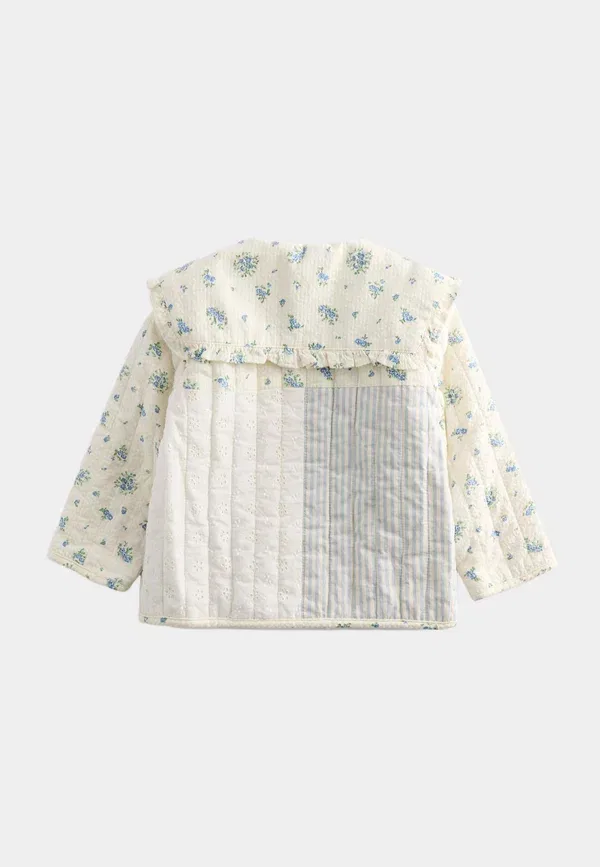 Куртка легкая с цветочным принтом Patchwork Marks & Spencer, cream mix — фото 2