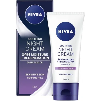 Ночной крем 50 мл для чувствительной кожи Nivea, Sensitive Night Cream