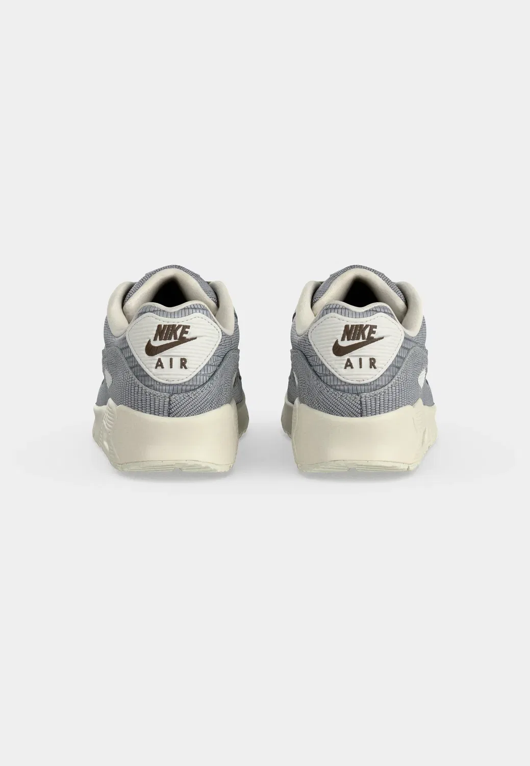 Кроссовки Air Max 90 Tech унисекс Nike Sportswear, White/Light Orewood Brown/Phantom — фото 4