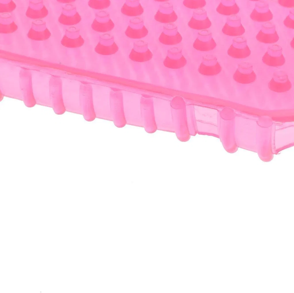 Массажная щетка для тела Silicone, 15x47 см, Розовый Unbekannt — фото 3