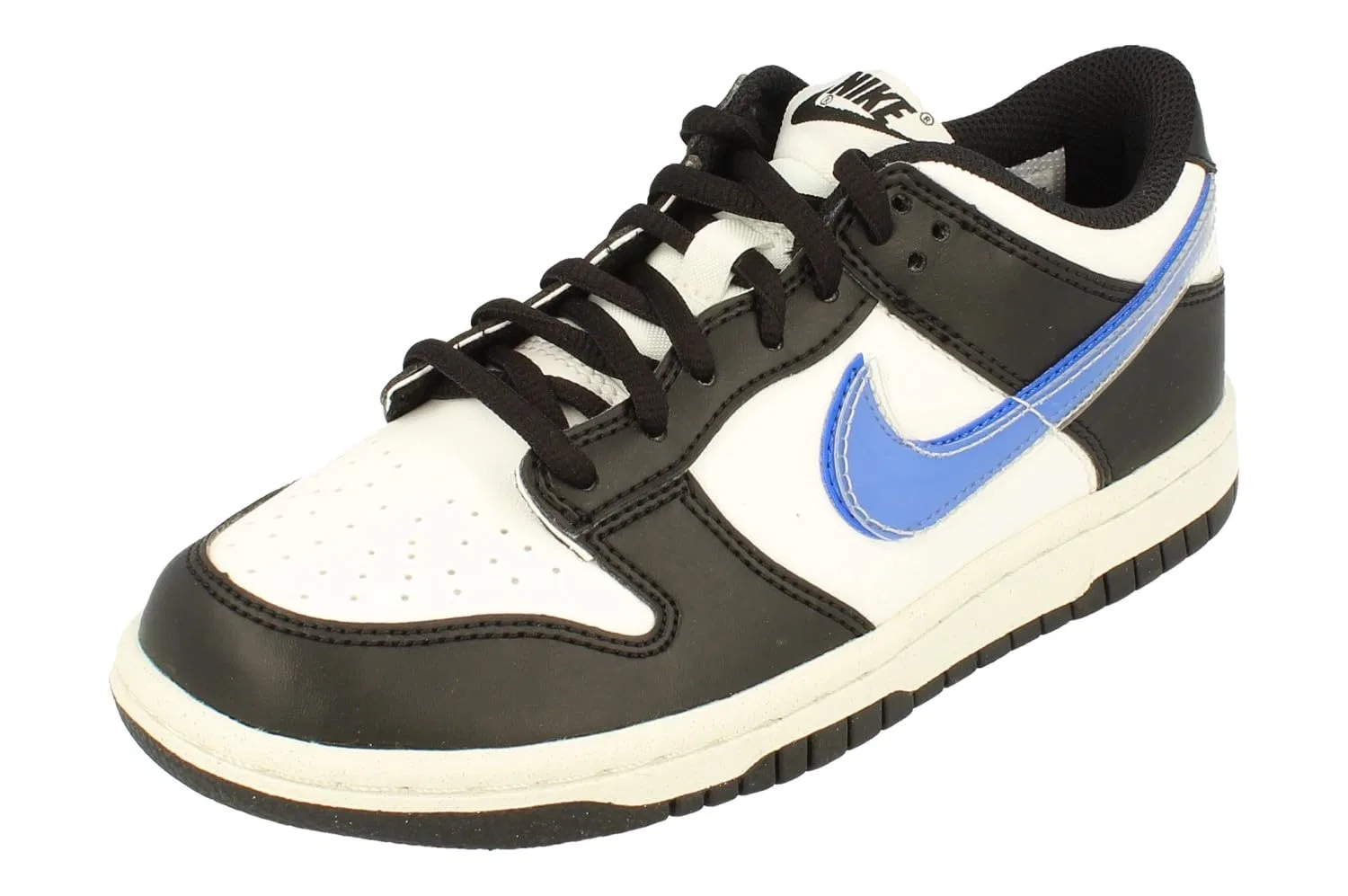 Детские кроссовки для мальчиков с закрытым носком NIKE Dunk Low Next Nature Gs NIKE, Black Hyper Royal