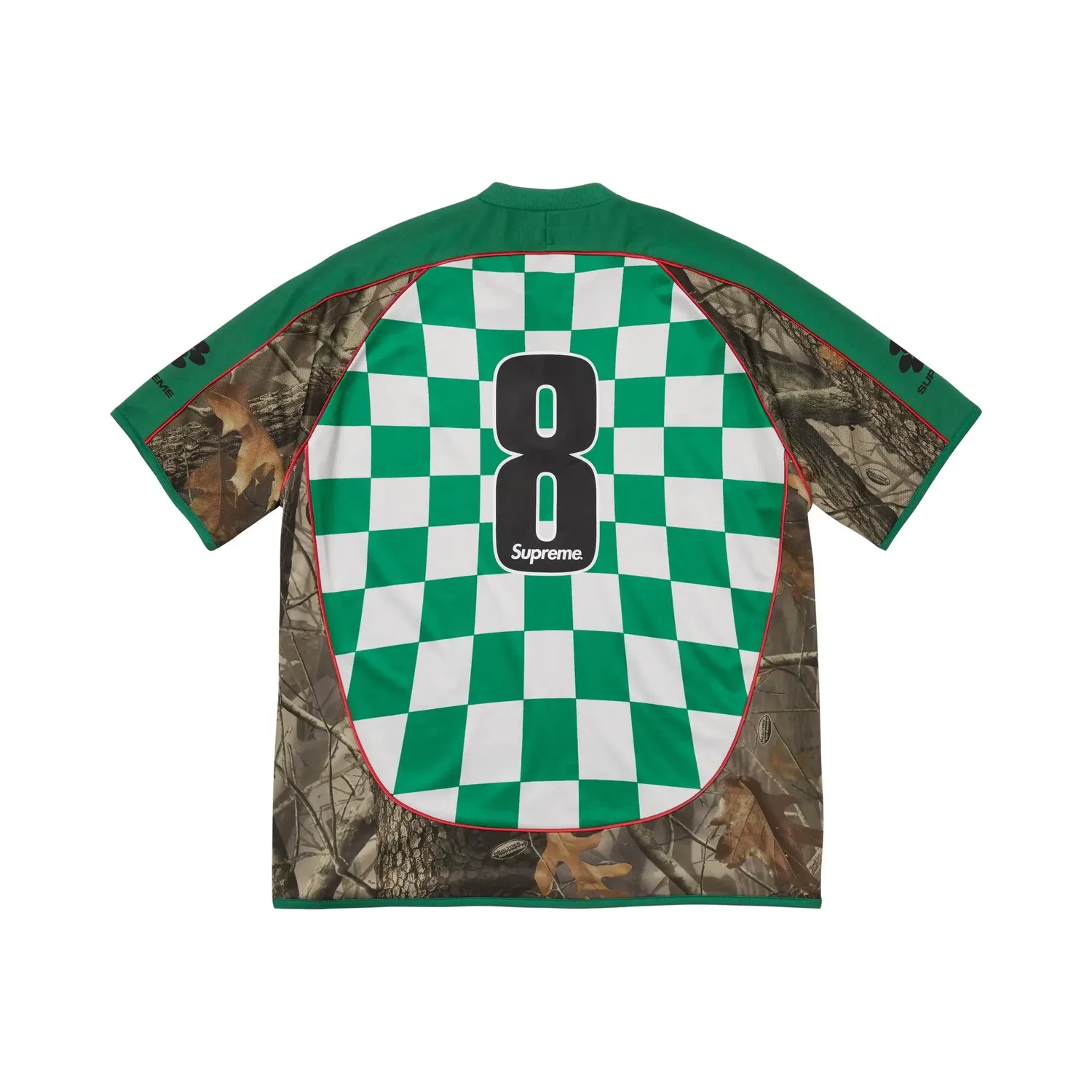 Футболка Supreme Checkerboard, зеленый — фото 2