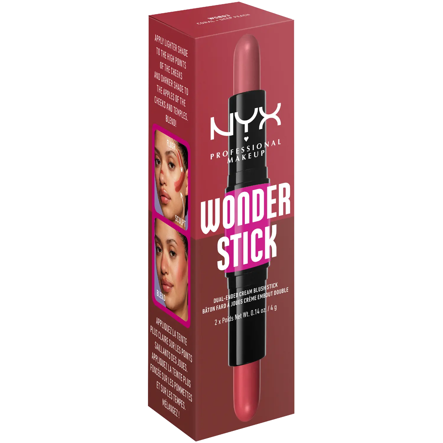 Румяна-стик NYX Professional Makeup, Honey Orange N Rose, 12 мл — фото 3