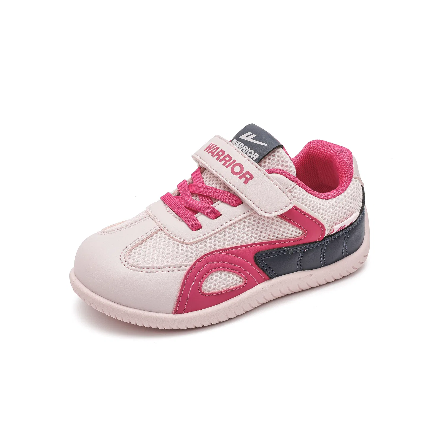 Детские кеды для мальчиков из сетки, German Army Trainers, WARRIOR, Pink Rose Red Dark Blue
