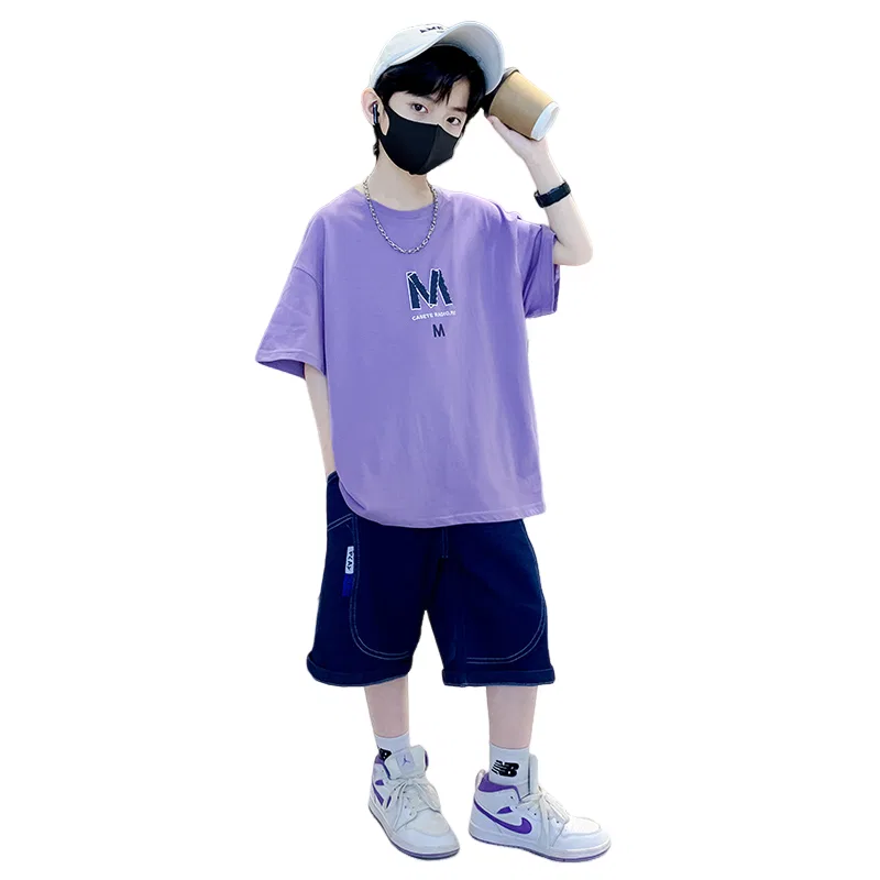 Детский спортивный костюм с принтом Lanza, Purple
