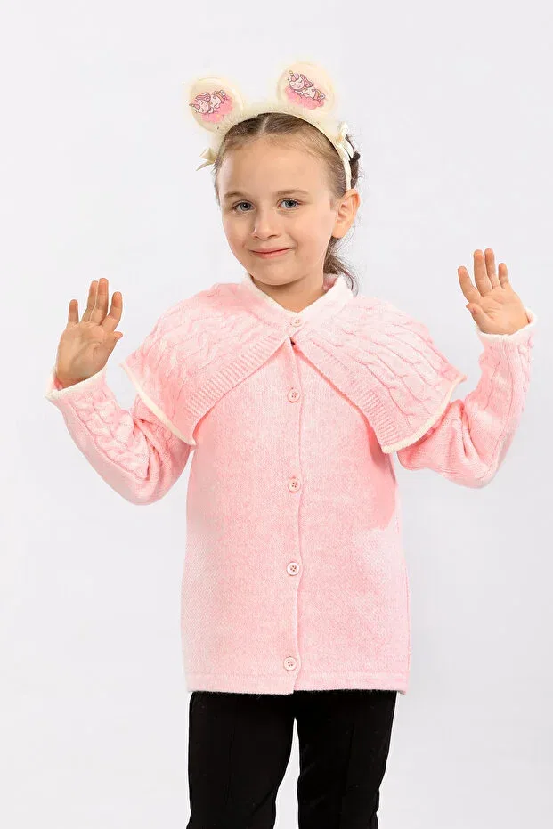 Детский кардиган с пуговицами Cloudy Kids, Pink