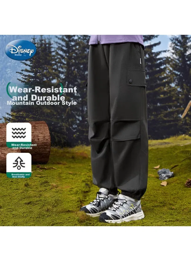 Штаны карго детские прямые Disney, серый