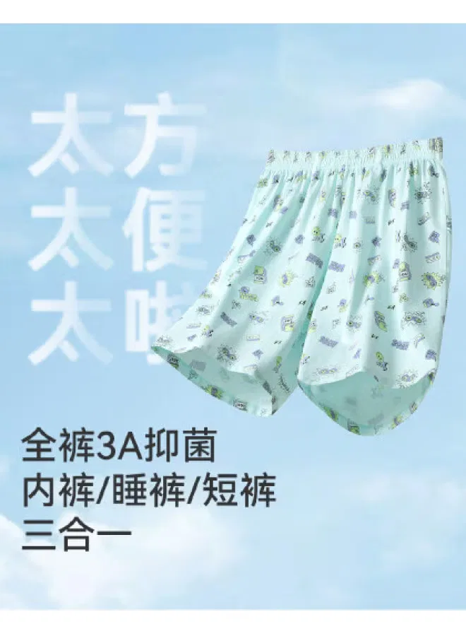 Трусы-боксеры для подростков с антибактериальной защитой Long Time Companion, голубой