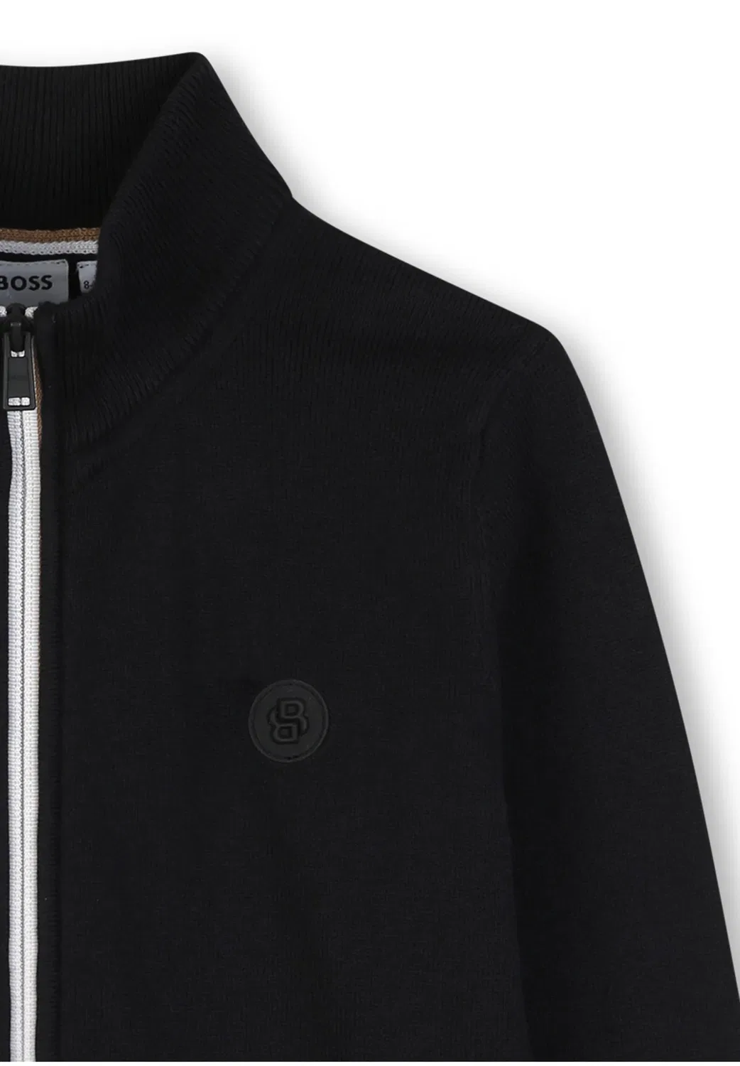 Cardigan en tricot - cardigan Boss Kidswear, Black — фото 3