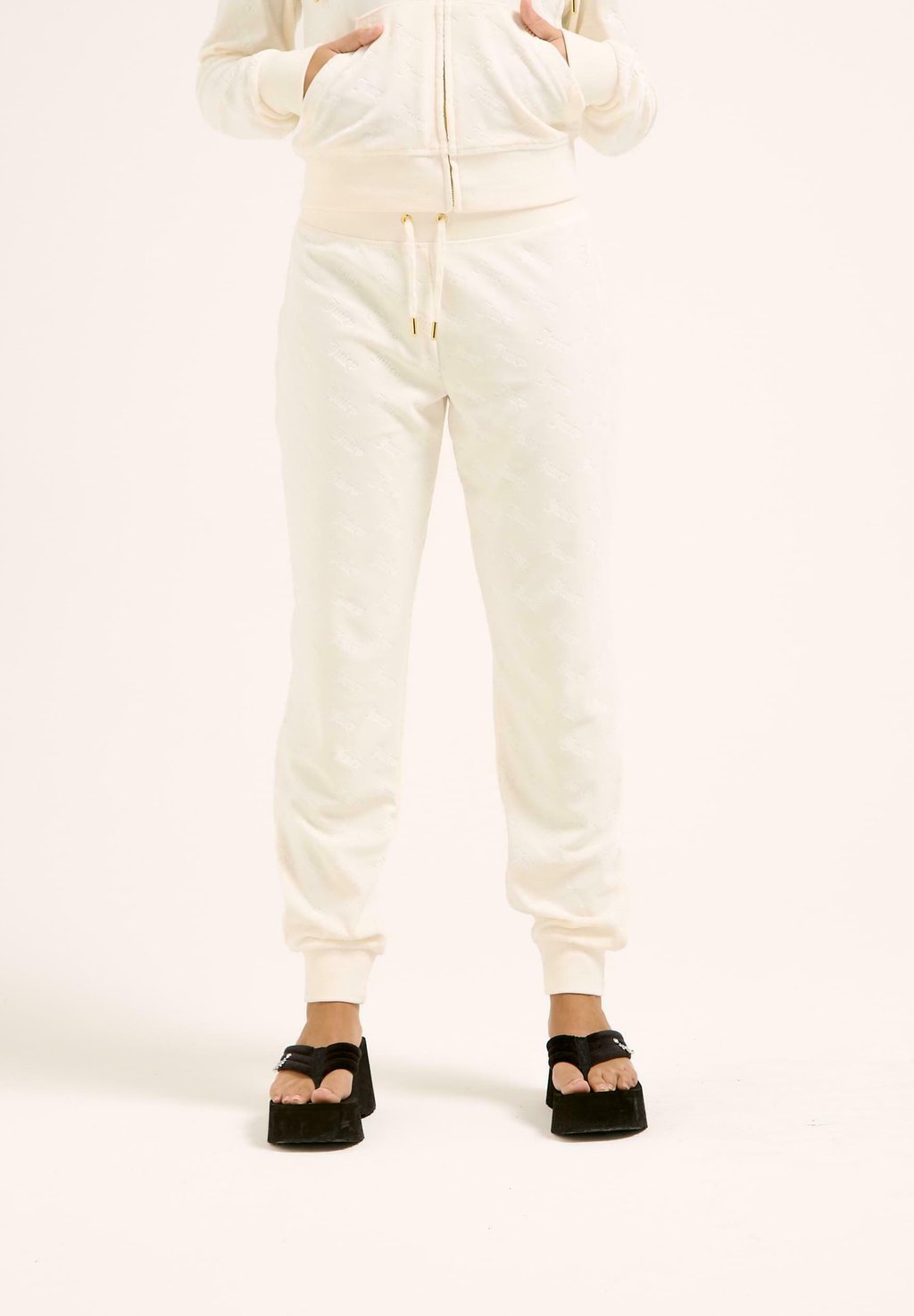 

Спортивные штаны PIPA DEBOSSED Juicy Couture, бежевый