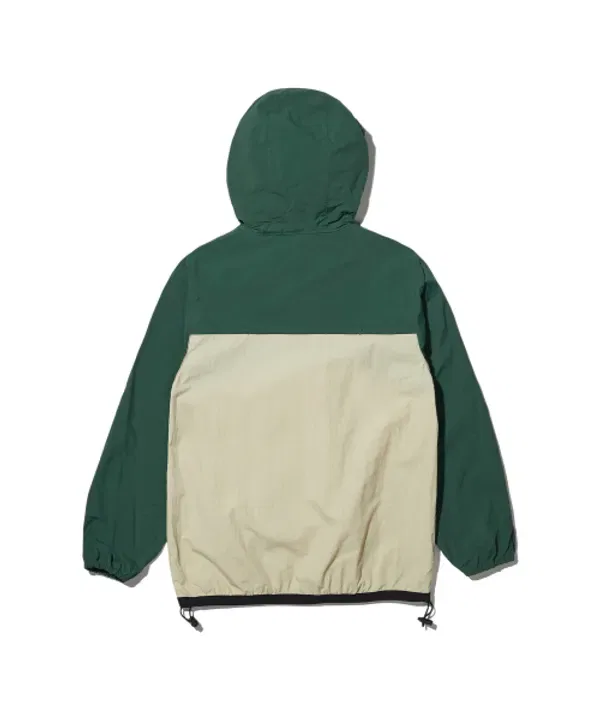 Ветровка анорак Kids Windbreaker, Brownbreath Kids, темно-зеленый — фото 2
