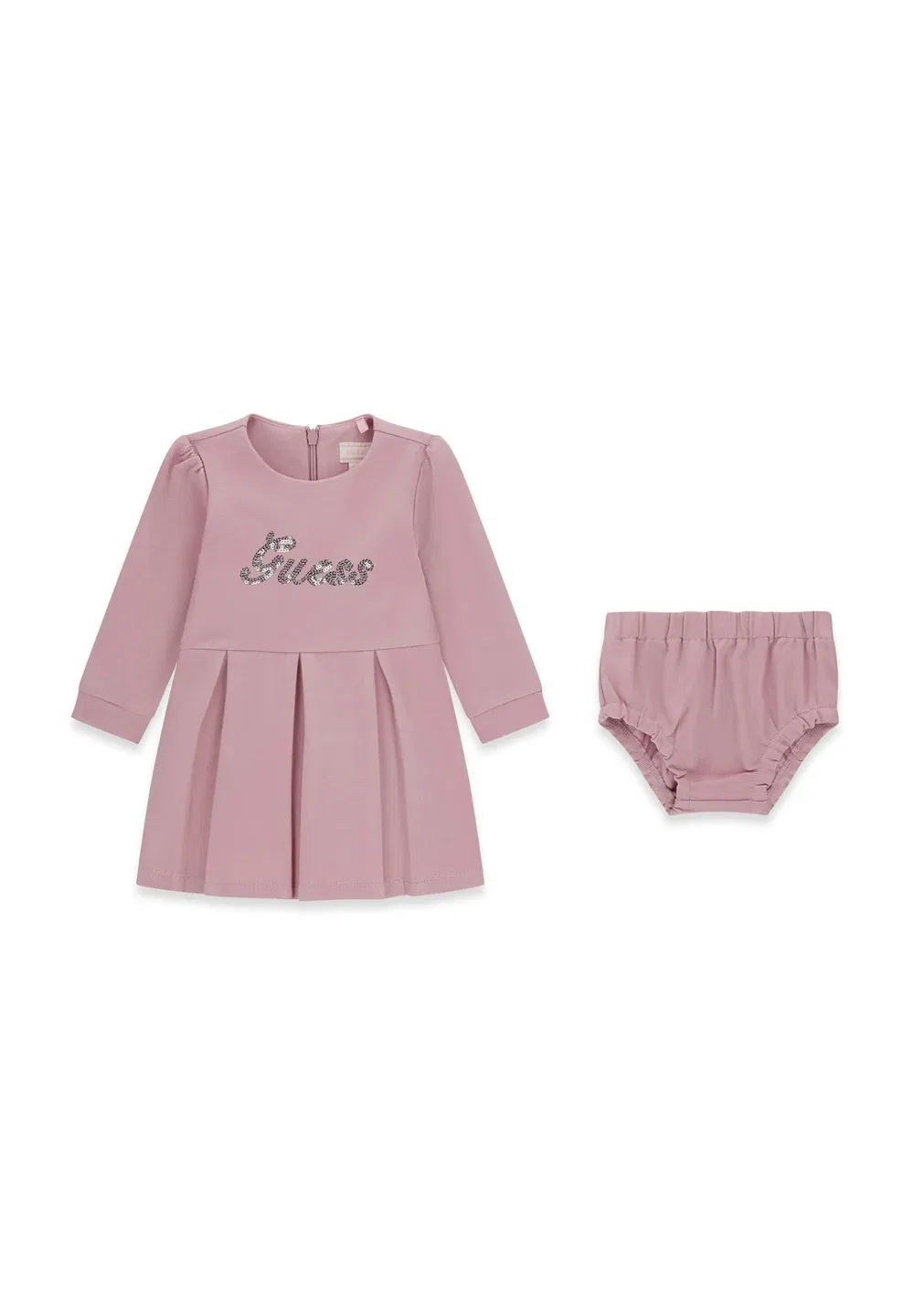 Kleid- und Slip-set - дневное платье Guess, Mehrfarbe Rose — фото 4
