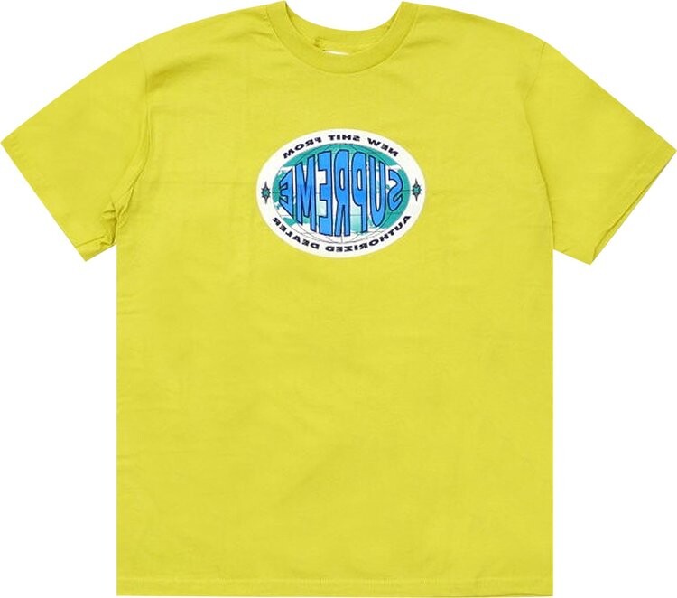 

Футболка Supreme New Shit Tee 'Sulfur', желтый