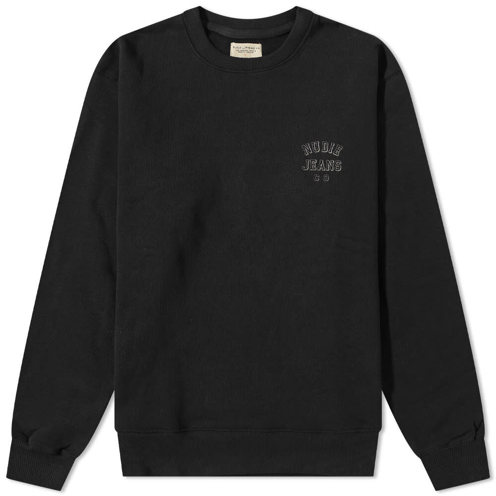 

Толстовка Nudie Frasse Logo Crew Sweat, Черный, Толстовка Nudie Frasse Logo Crew Sweat