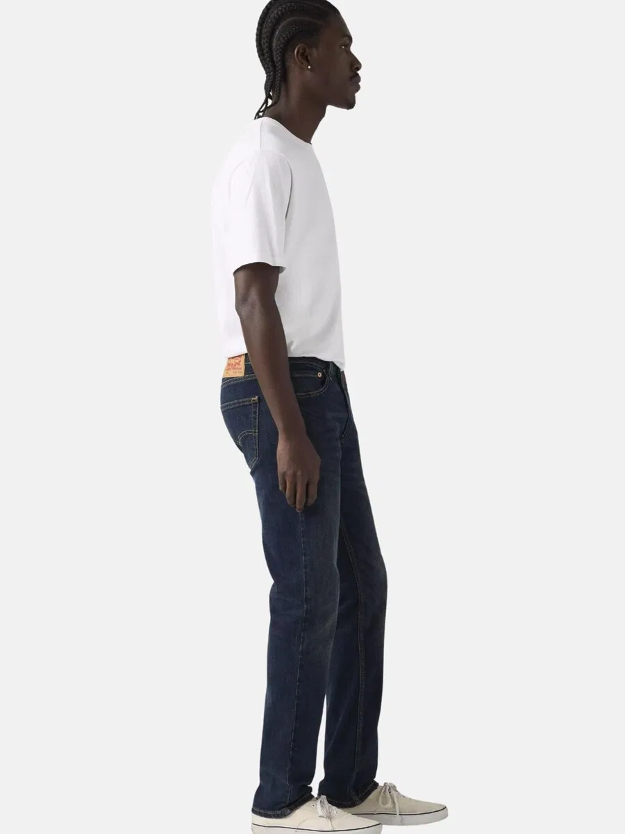Джинсы LEVI'S Slim fit темно-синего цвета — фото 3