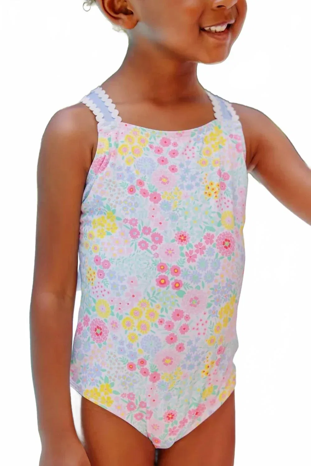 Детский купальник слитный с цветочным принтом Taylor Bay Merry Little Meadow Beaufort Bonnet, Merry Little Meadow