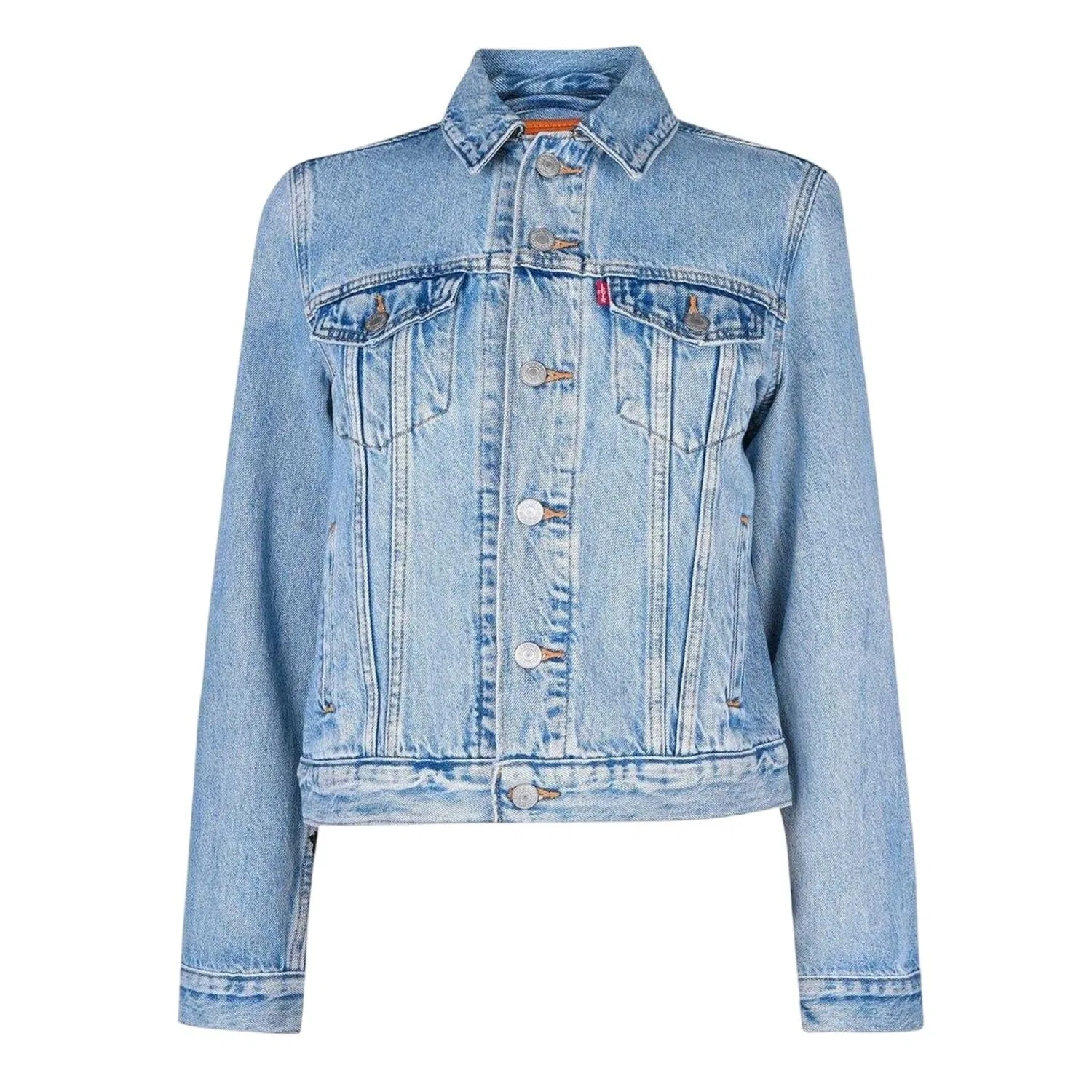 Женская джинсовая куртка с длинным рукавом Ex Levi's, Pastellblau Hellblau