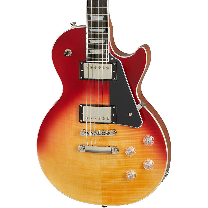 

Электрогитара Epiphone Les Paul Modern Figured в цвете Magma Orange Fade EILMFOMFNH1