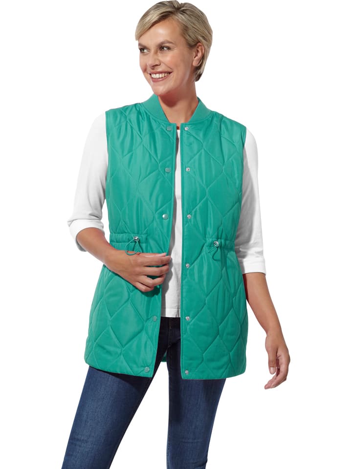 

WITT WEIDEN Стеганый жилет бирюзового цвета