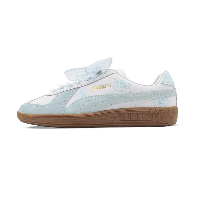 

Кроссовки Puma Army Trainer Skateboarding Shoes Unisex Low-top White, синий