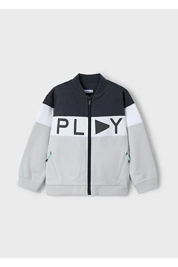 Детский спортивный комплект для мальчиков с принтом Sportswear Mayoral, Gray — фото 2