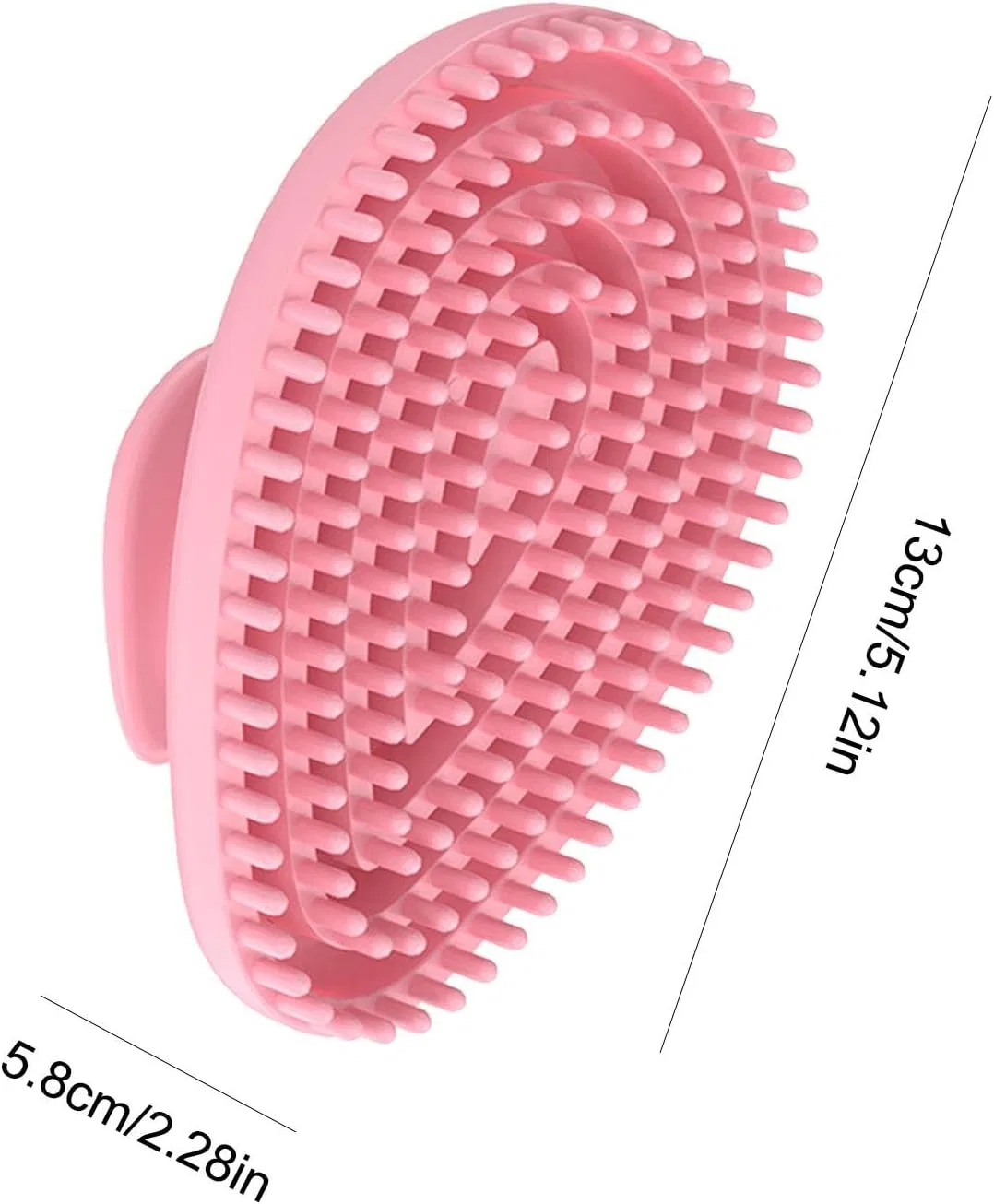 Массажная щетка для тела, Silicone, Rose Generisch — фото 2