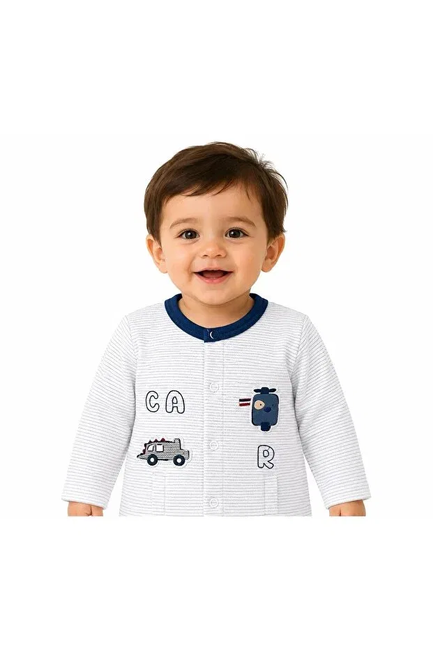 Детский кардиган для мальчиков с принтом Nili, Navy Blue