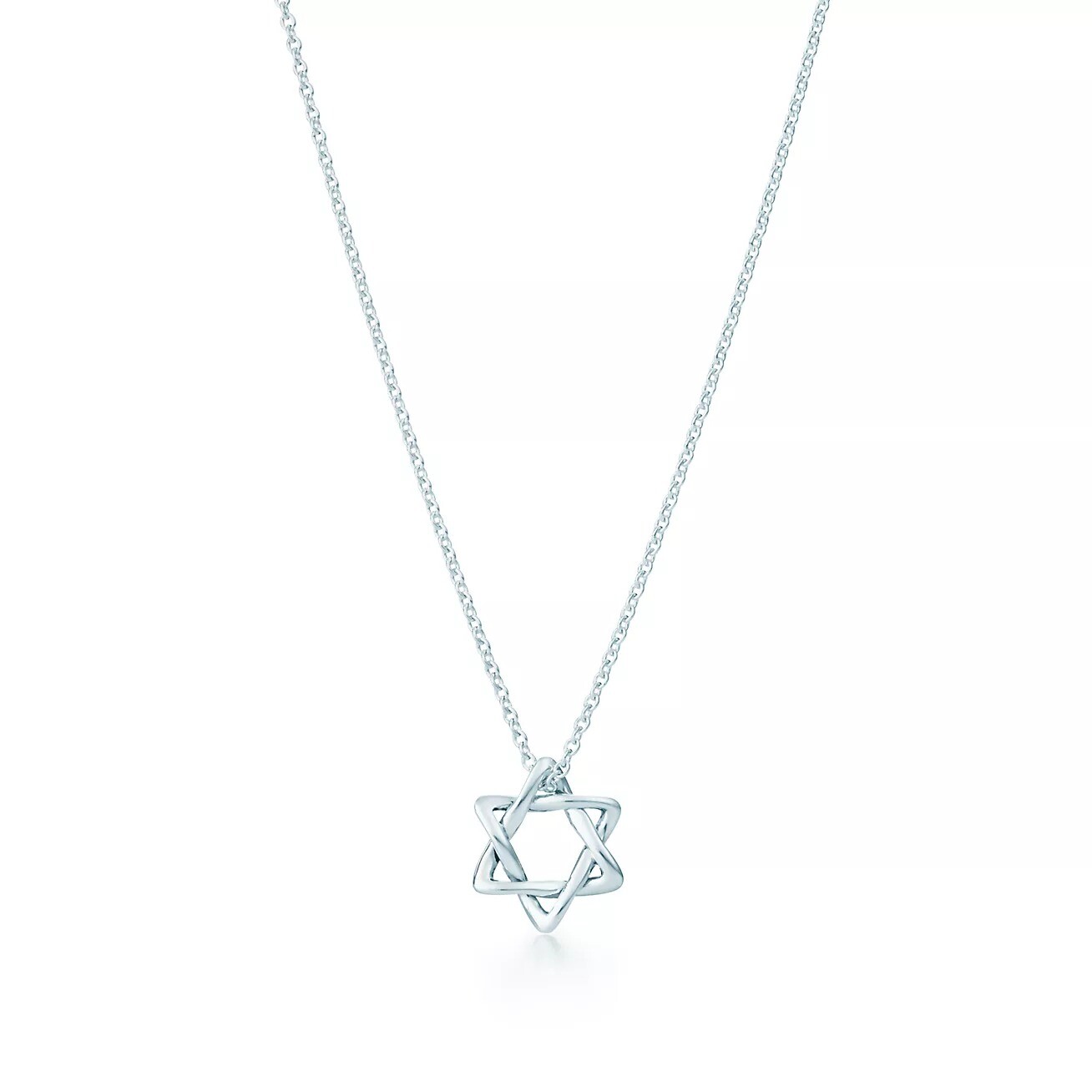 

Подвеска на цепочке Tiffany & Co. Star Of David, 12 мм, серебро