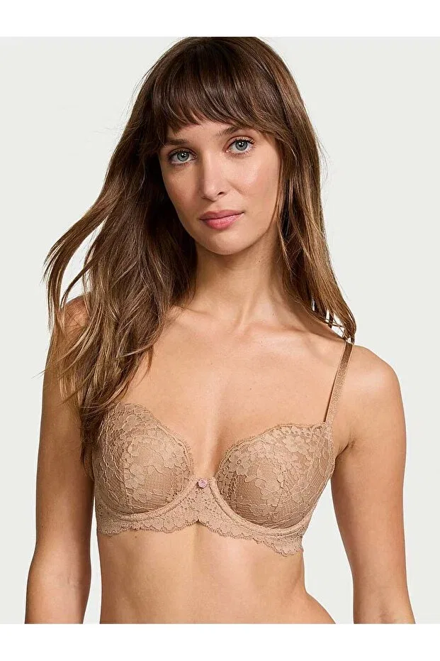 Женский бюстгальтер с кружевом Victoria'S Secret, Praline