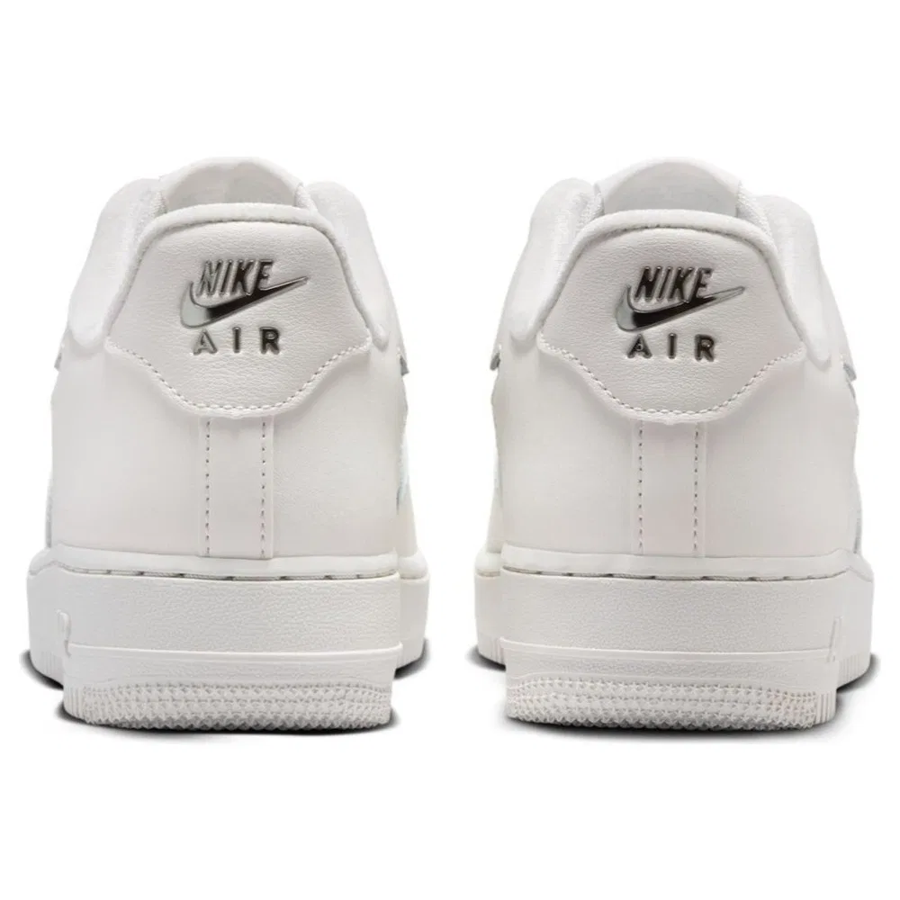 Детские кроссовки Nike Air Force 1 '07 Low Af1 Leather, White — фото 4