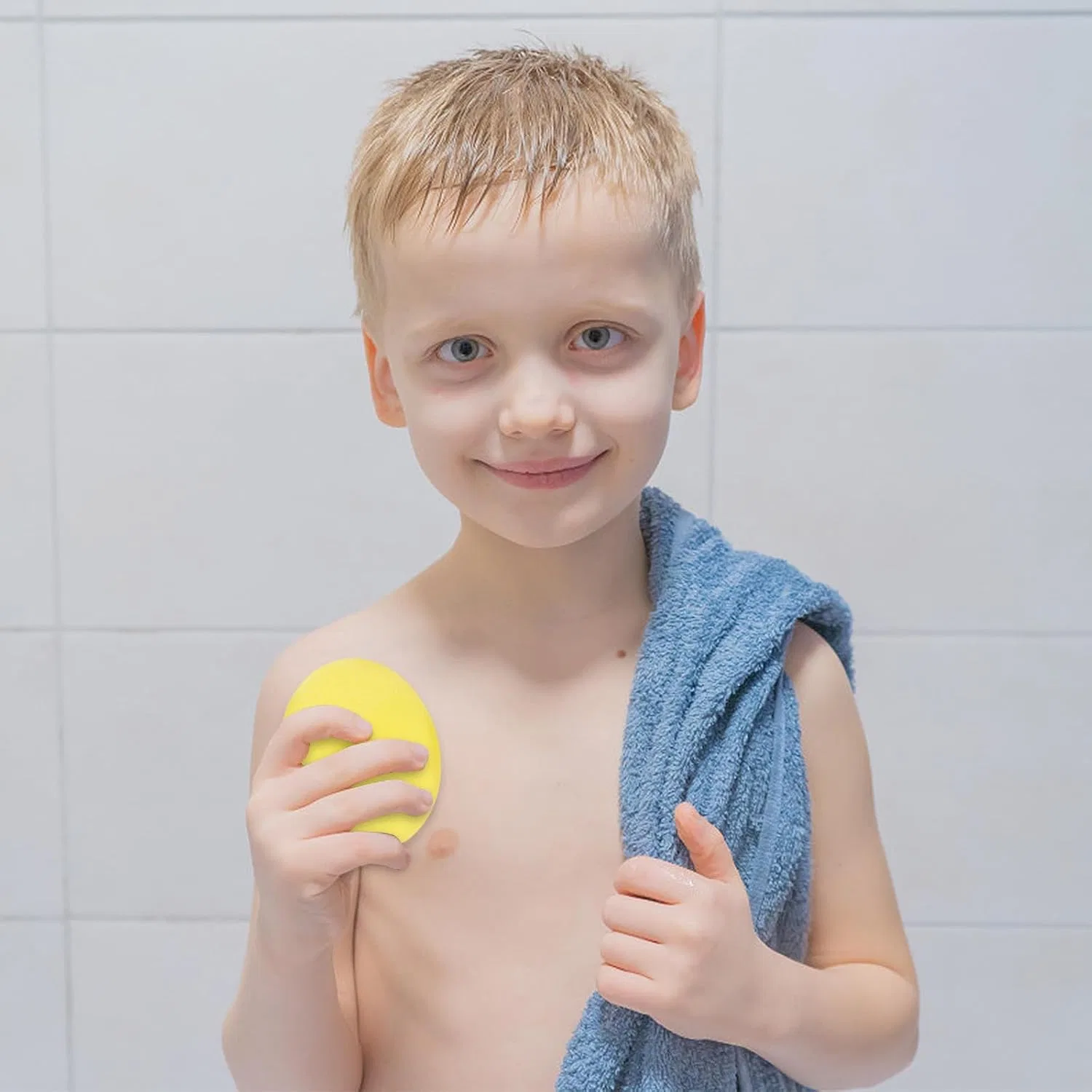 Силиконовая щетка для тела, SOLUSTRE, 8 шт, 6.5x5.5x3 см — фото 2