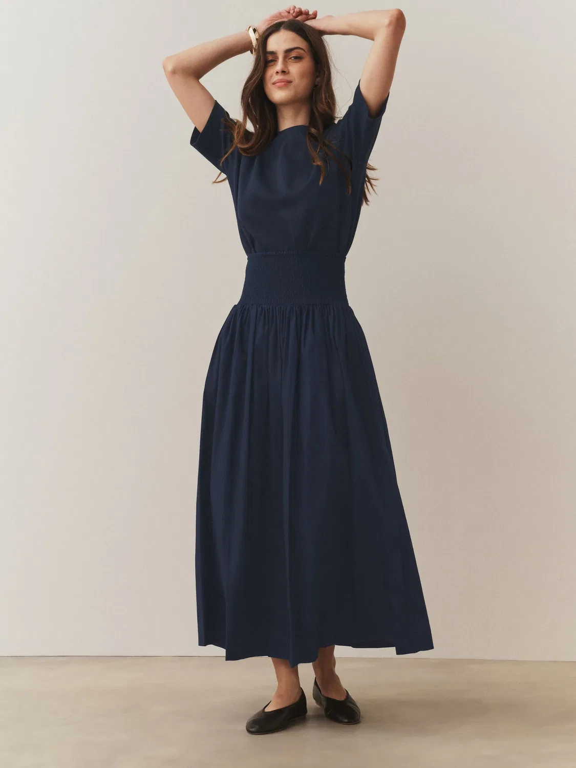 Юбка макси ширрованая Navy Blue Next