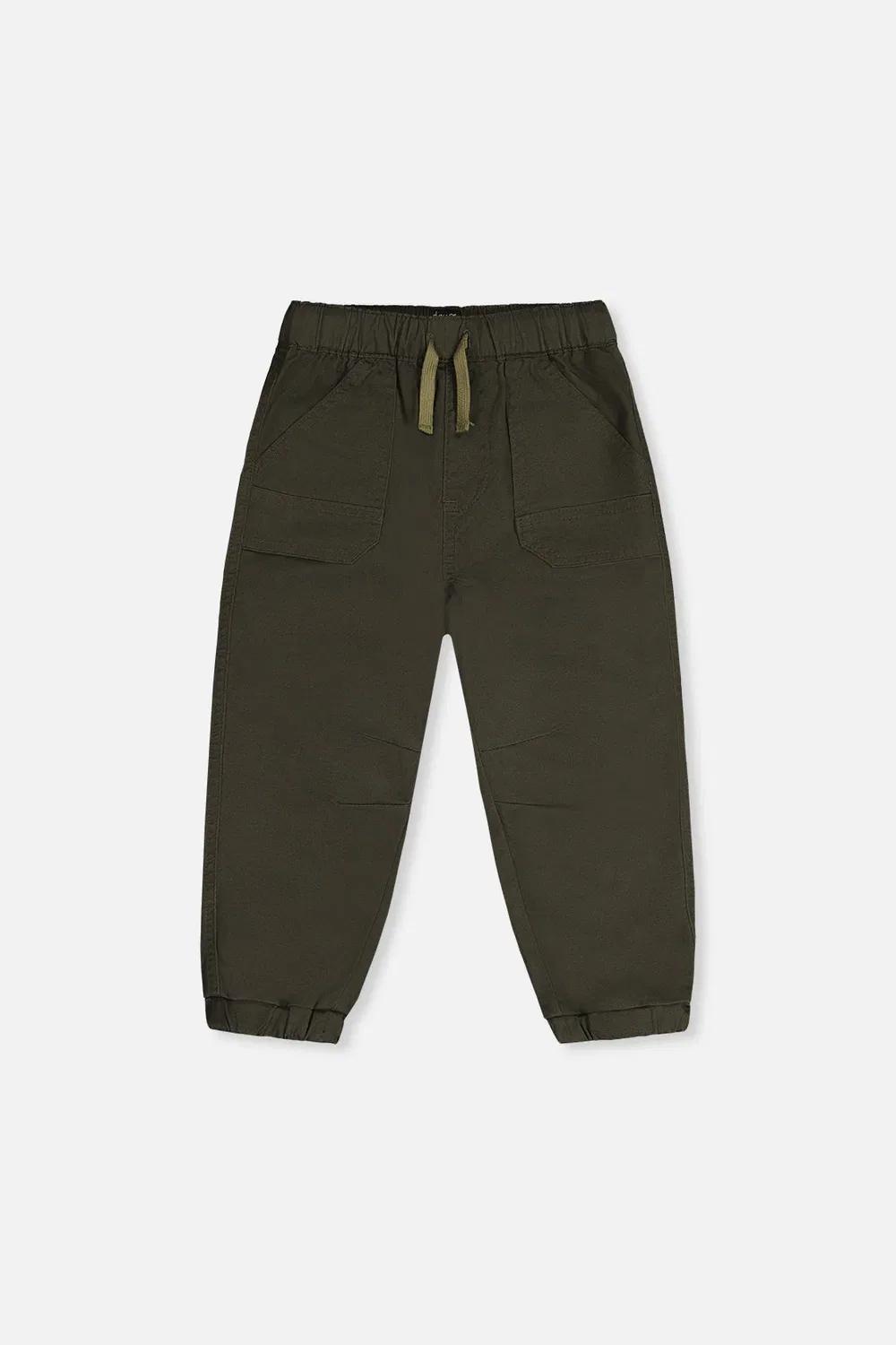Детские брюки-джоггеры хлопковые Deux par Deux, Very Dark Green