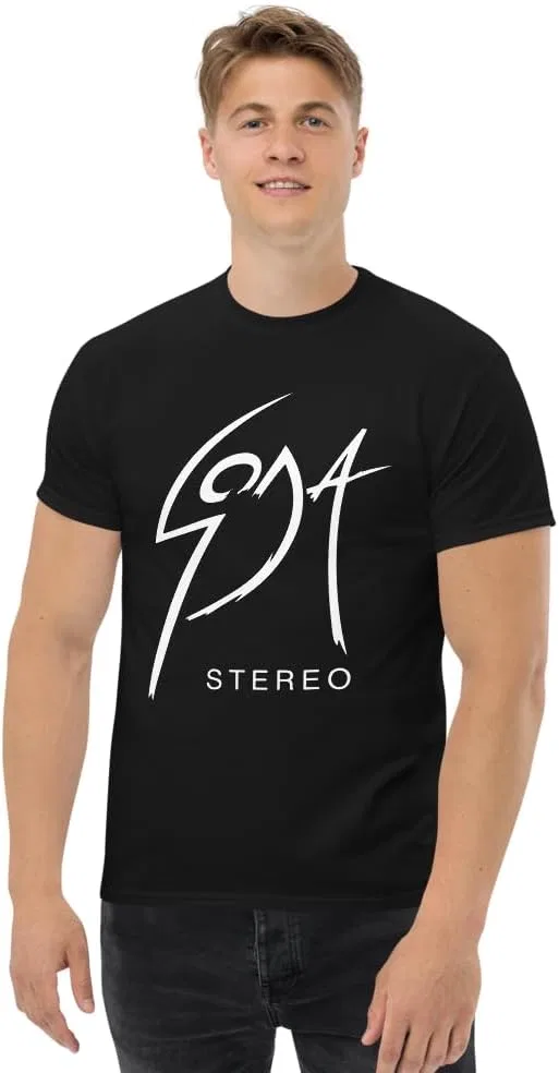 Футболка с принтом Soda Stereo, Black — фото 2