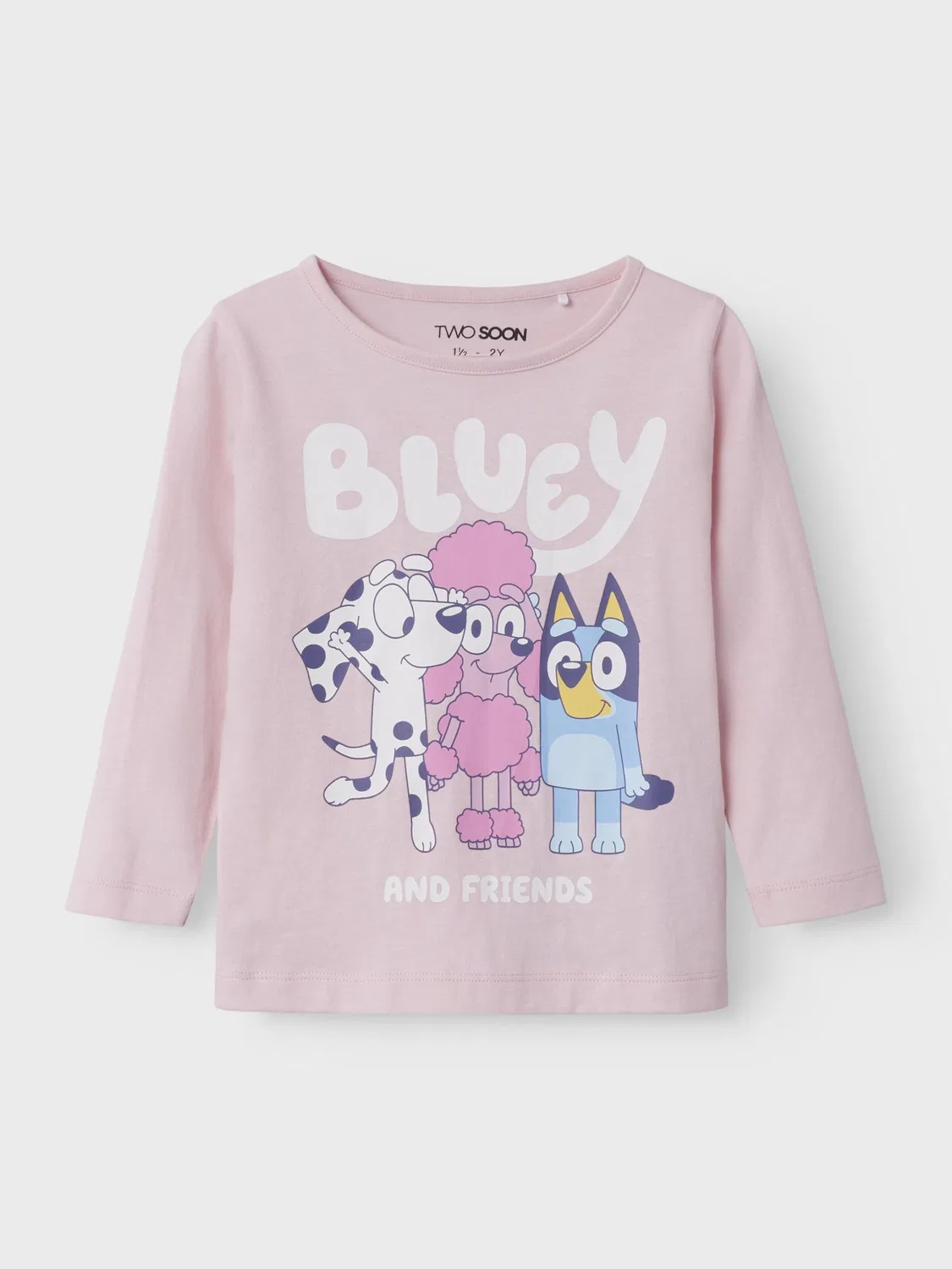 Футболка Two Soon Bluey розового и розового цвета — фото 3