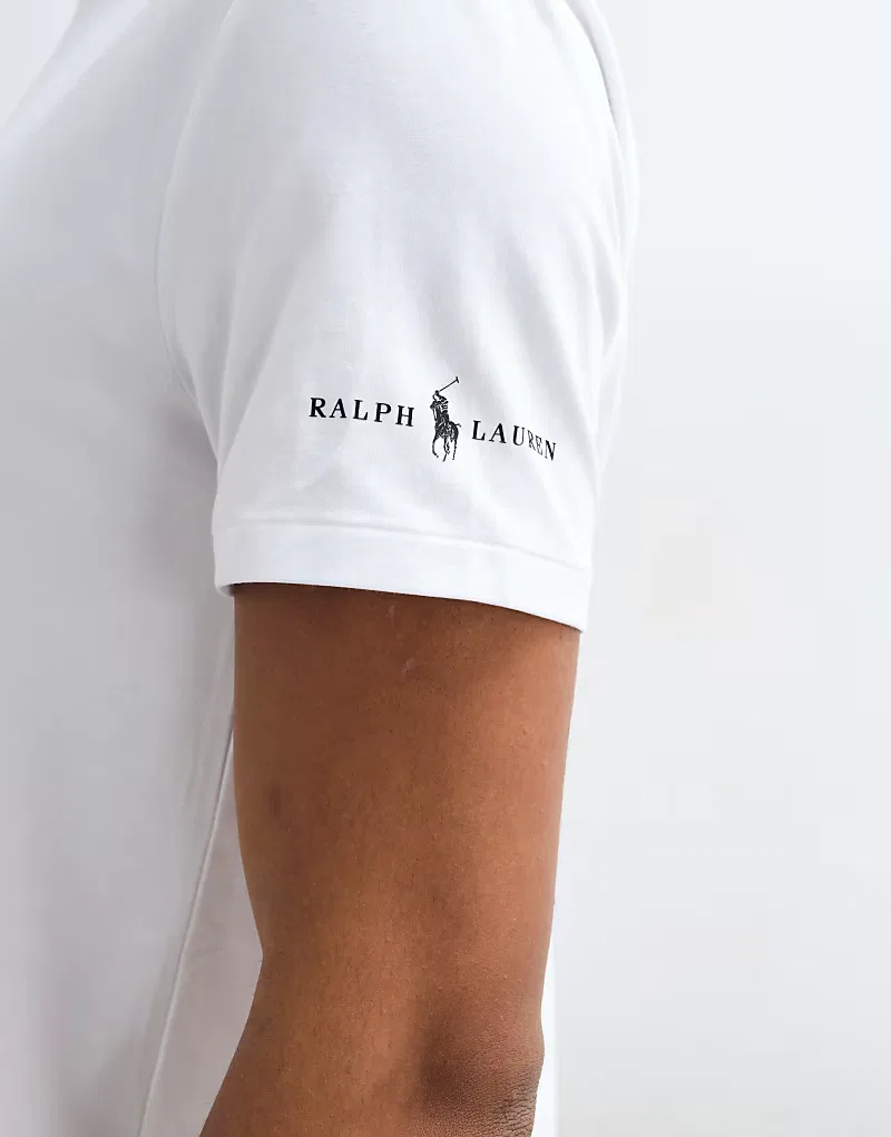 Майки с круглым вырезом 3 шт Polo Ralph Lauren, белый — фото 3