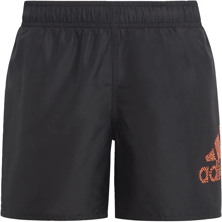 Плавательные шорты с принтом Sportswear HR7433 Logo CLX Swim Shorts adidas, Черно-оранжевый — фото 4