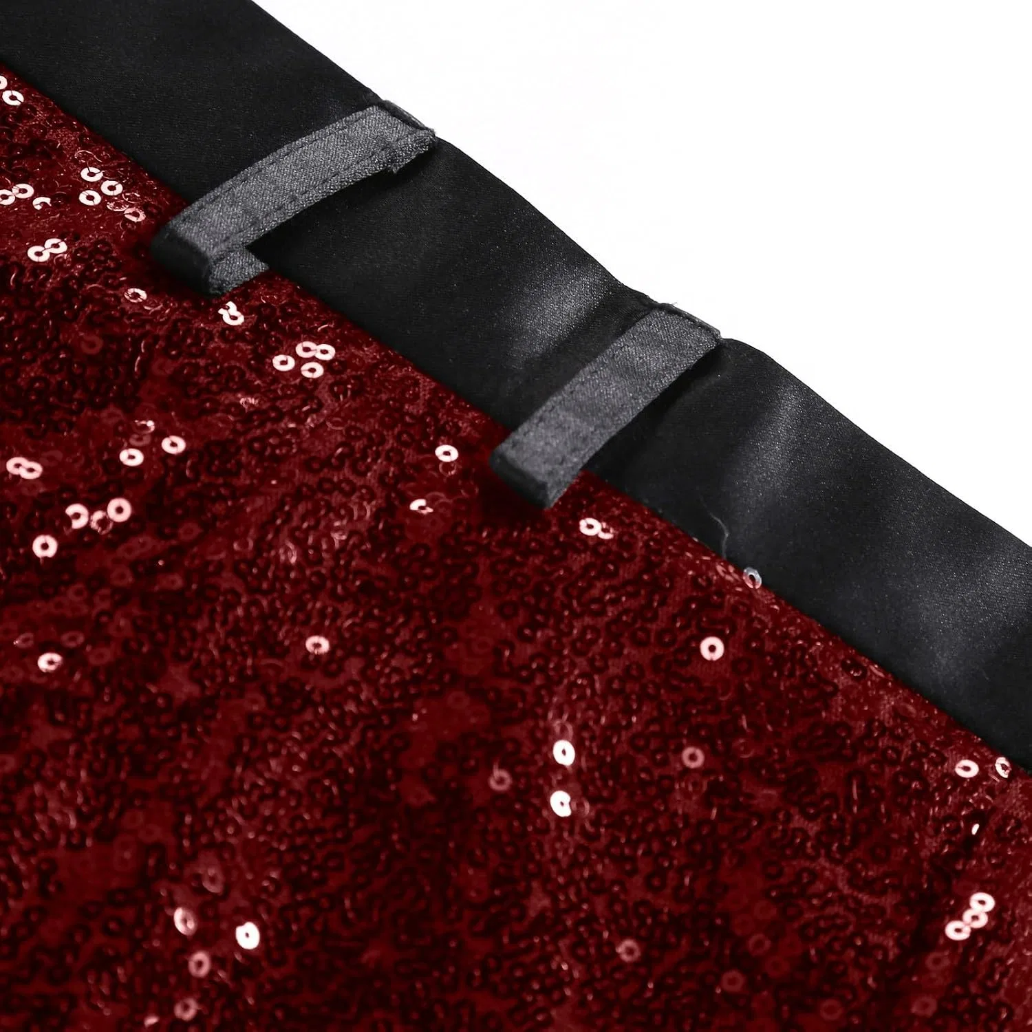 Мужские брюки с пайетками, модель 60s 70s Disco Pants, красный — фото 2