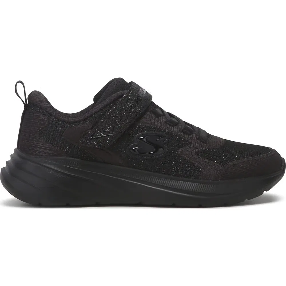 Детские кроссовки Wave 92 Skechers, Black Glitter — фото 2