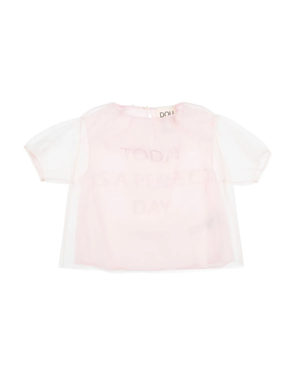 Детский топ с принтом из фатина Douuod, Light Pink