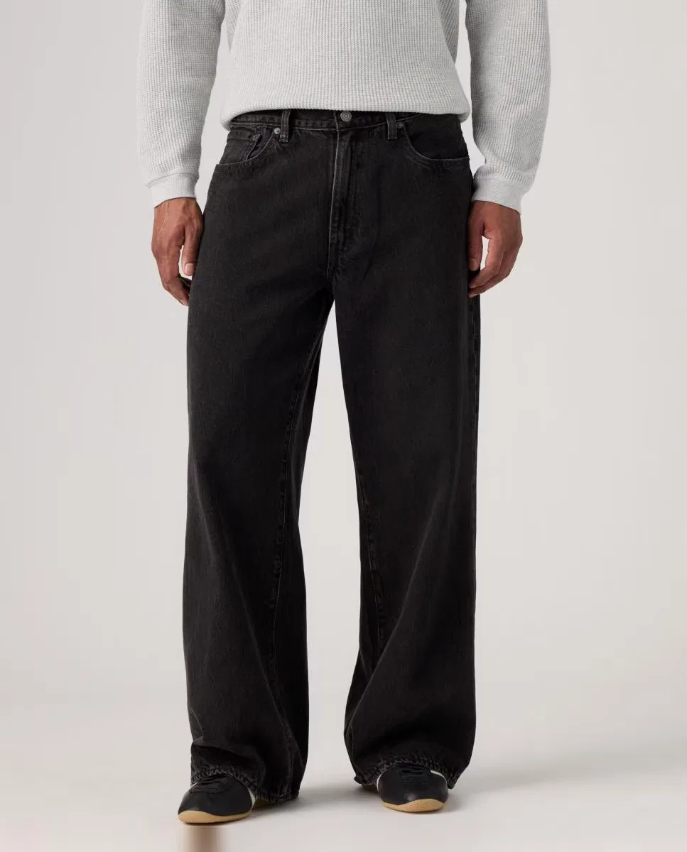 Мужское свободные джинсы, Vaquero Baggy Wide Leg, Levi's, черный — фото 2
